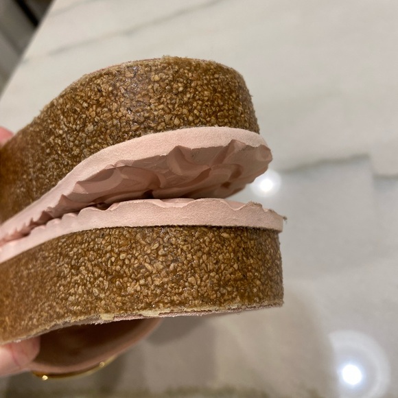 Birkenstock Madrid Big Buckle Sandals size 39 Pink Velvet - Picture 12 of 13